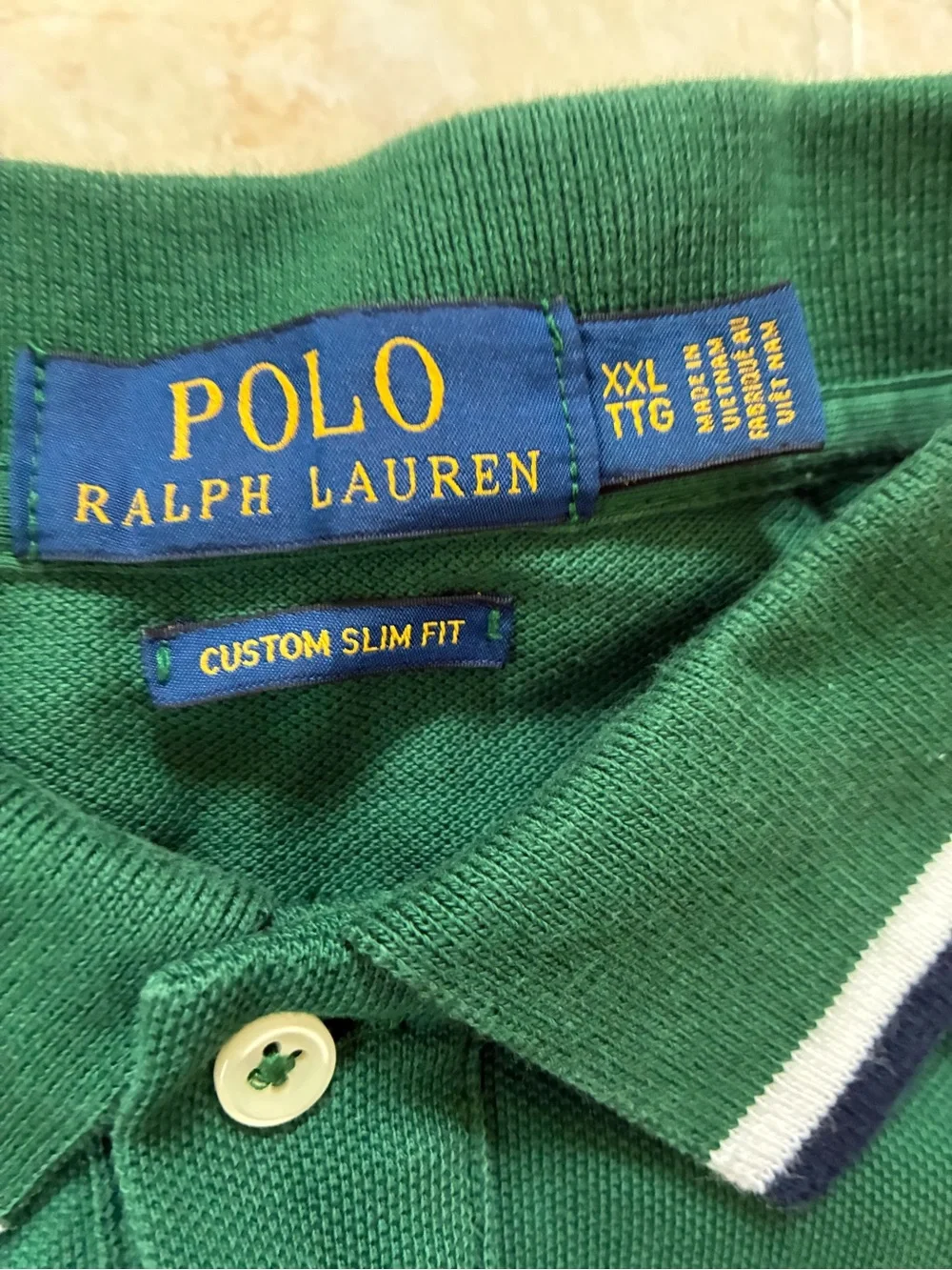 Ralph Lauren Vintage Embroidered Polo Sz XL